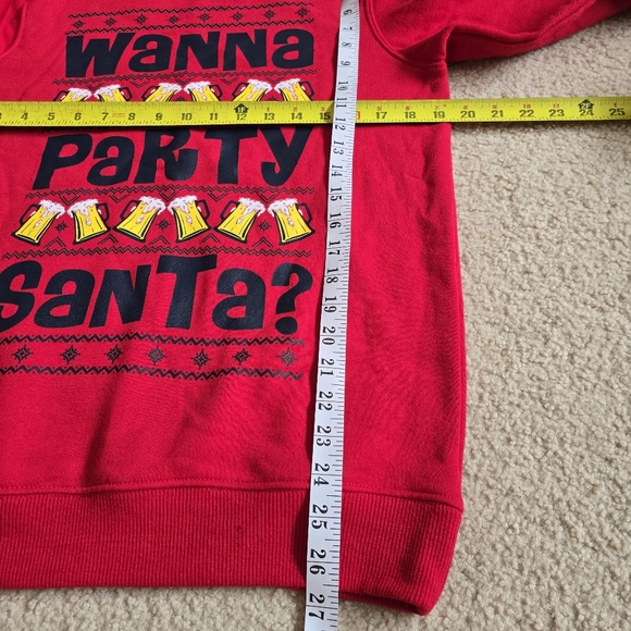 WANNA PARTY SANTA 🎅 SWEATER Womens Small - Picture 4 of 6
